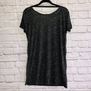 Forever 21 Gray Open Back T-Shirt Dress